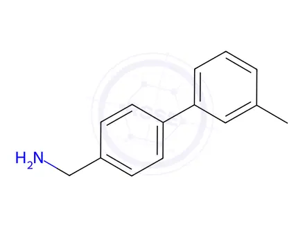 Chemical structure of (3'-Methyl-[1,1'-biphenyl]-4-yl)methanamine