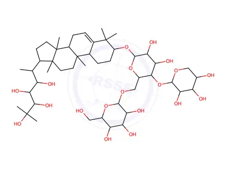 Chemical structure of Momordicoside B
