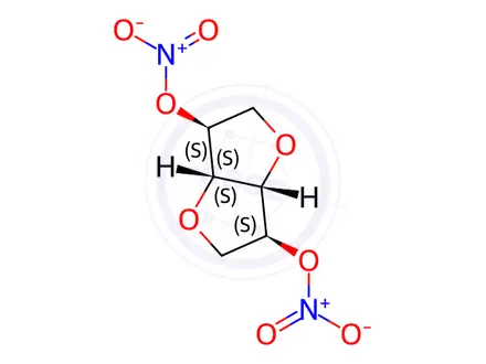 Chemical structure of L-Isoidide Dinitrate