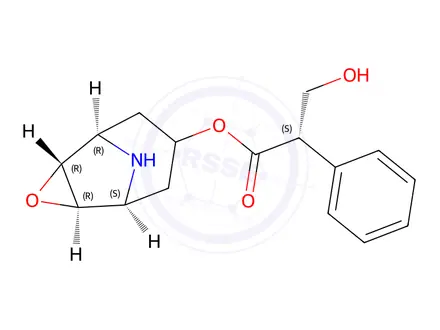 Chemical structure of Hyoscine Butylbromide Impurity 9 (Hyoscine EP Impurity A)