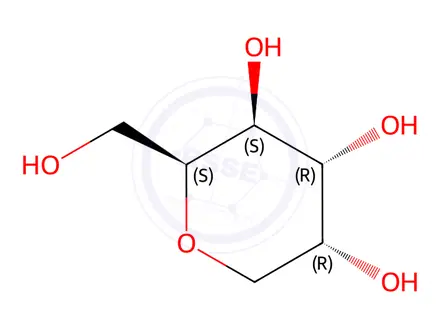 Chemical structure of Isosorbide Impurity 9 (2,6-Anhydro-Glucitol)