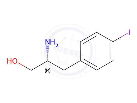 Chemical structure of (R)-2-Amino-3-(4-iodophenyl)propan-1-ol