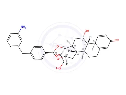 Chemical structure of Glucocorticoid receptor agonist-1