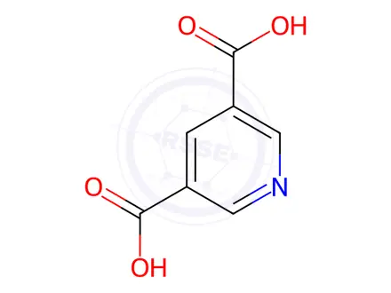 Chemical structure of Pyridine-3,5-dicarboxylic acid