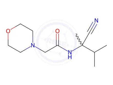 Chemical structure of N-(2-Cyano-3-methylbutan-2-yl)-2-morpholinoacetamide