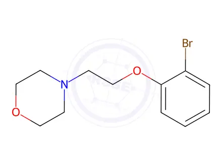 Chemical structure of 4-[2-(2-Bromophenoxy)ethyl]morpholine