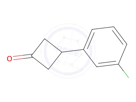 Chemical structure of 3-(3-Chlorophenyl)cyclobutanone