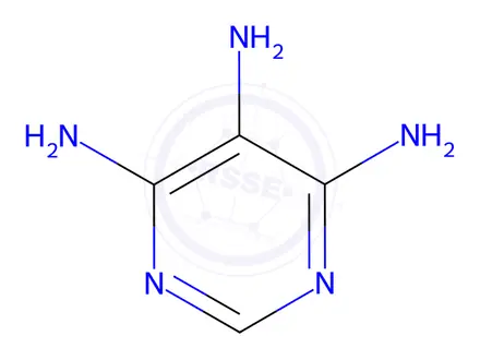 Chemical structure of 4,5,6-Triaminopyrimidine