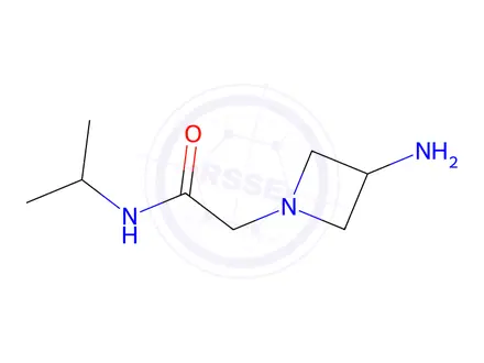 Chemical structure of 2-(3-aminoazetidin-1-yl)-n-(propan-2-yl)acetamide