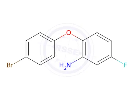Chemical structure of 2-(4-bromophenoxy)-5-fluoroaniline