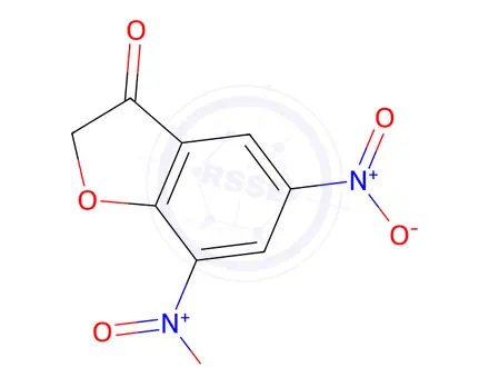 Chemical structure of 5,7-Dinitrobenzofuran-3(2H)-one