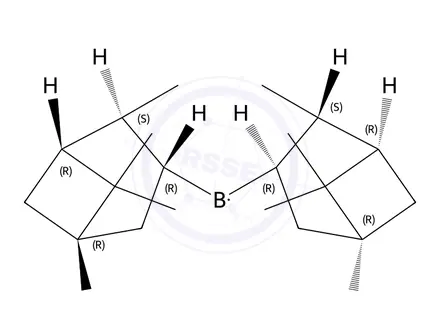 Chemical structure of Bis((1R,2S,3R,5R)-2,6,6-trimethylbicyclo[3.1.1]heptan-3-yl)borane