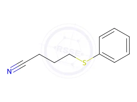 Chemical structure of 4-PHENYLTHIOBUTYRONITRILE
