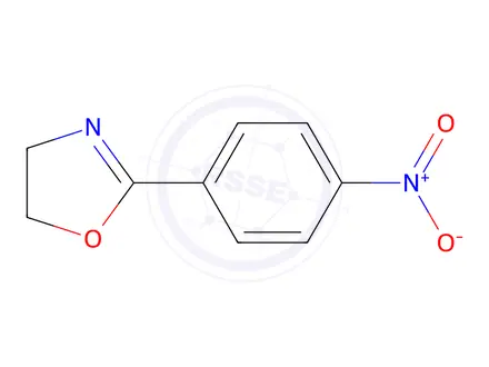 Chemical structure of 2-(4-Nitrophenyl)-4,5-dihydro-1,3-oxazole