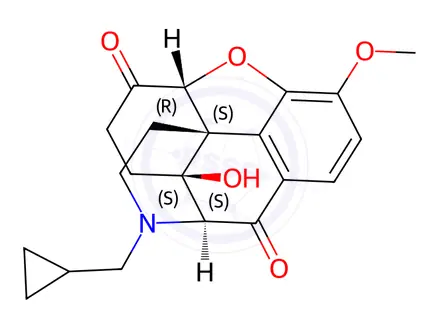 Chemical structure of Naltrexone Impurity 12