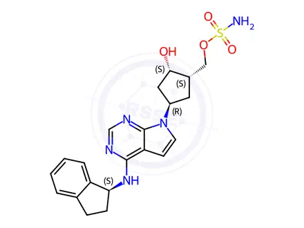 Chemical structure of MLN 4924