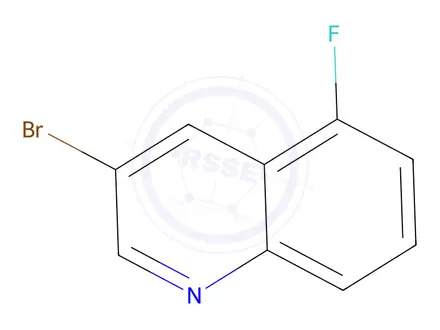 Chemical structure of 3-bromo-5-fluoroquinoline