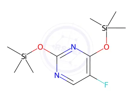 Chemical structure of 5-Fluoro-2,4-bis((trimethylsilyl)oxy)pyrimidine