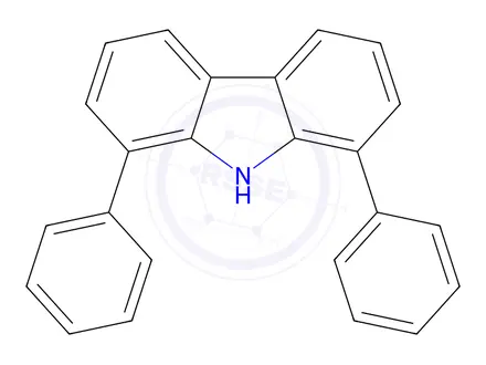 Chemical structure of 1,8-Diphenyl-9H-carbazole