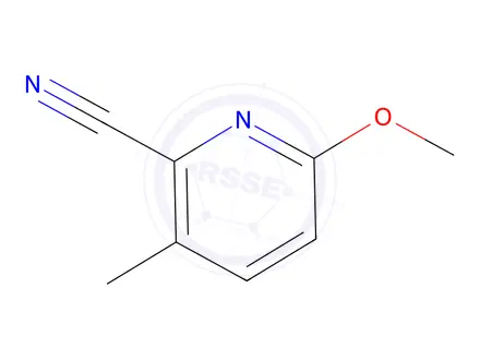 Chemical structure of 6-Methoxy-3-Methylpicolinonitrile