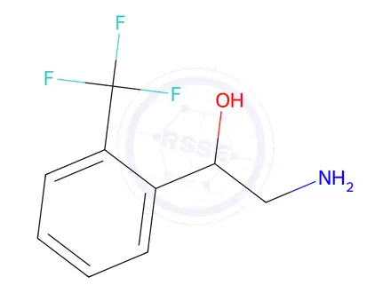 Chemical structure of 2-amino-1-[2-(trifluoromethyl)phenyl]ethan-1-ol
