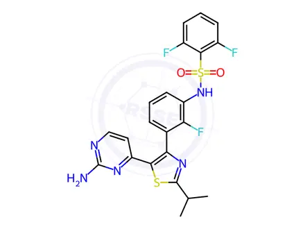 Chemical structure of Desmethyl Dabrafenib