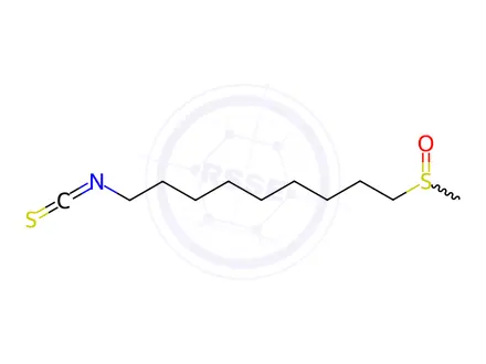 Chemical structure of 1-Isothiocyanato-9-(methylsulfinyl)nonane