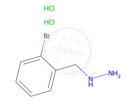Chemical structure of [(2-Bromophenyl)methyl]hydrazine Dihydrochloride