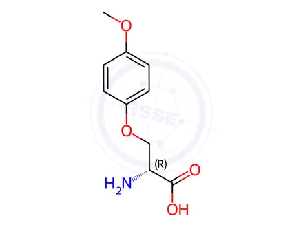 Chemical structure of O-(4-Methoxyphenyl)-D-serine