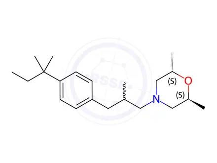 Chemical structure of trans-Amorolfine