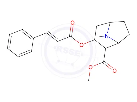 Chemical structure of Cinnamoylcocaine