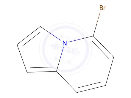 Chemical structure of 5-Bromo-indolizine