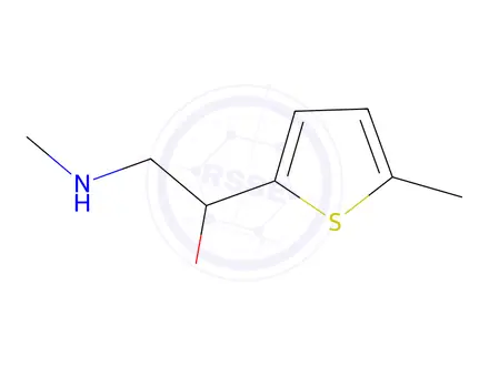 Chemical structure of 2-(methylamino)-1-(5-methylthiophen-2-yl)ethan-1-ol