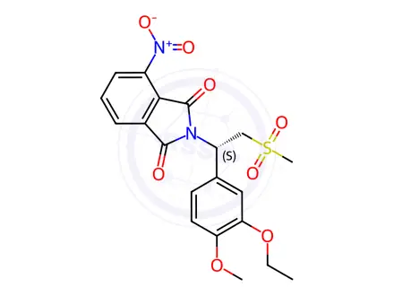 Chemical structure of 4-Nitro Apremilast