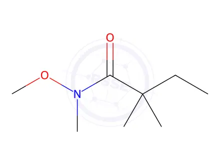 Chemical structure of N-methoxy-N,2,2-trimethylbutanamide