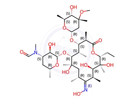Chemical structure of Azithromycin Impurity 39