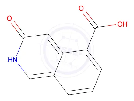Chemical structure of 3-Oxo-2,3-dihydroisoquinoline-5-carboxylic acid