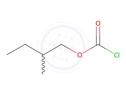 Chemical structure of 2-Methylbutyl Chloroformate