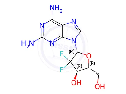 Chemical structure of Adenosine Impurity 167