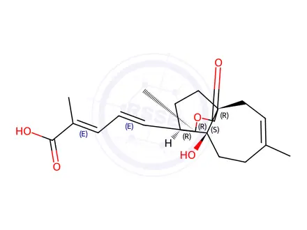 Chemical structure of Deacetylpseudolaric acid A