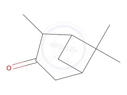 Chemical structure of (1alpha,2beta,5alpha)-2,6,6-trimethylbicyclo[3.1.1]heptan-3-one