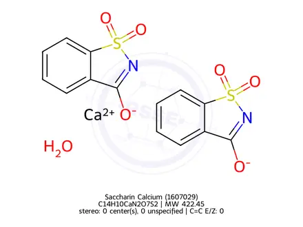 Chemical structure of Saccharin Calcium (1607029)