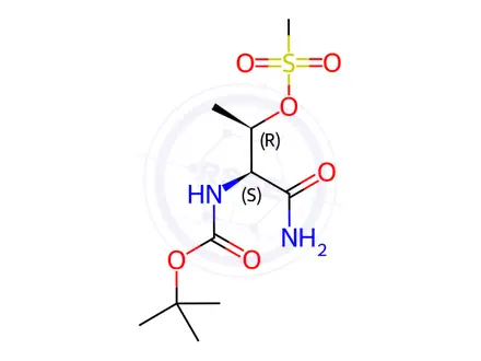 Chemical structure of Aztreonam Impurity 137