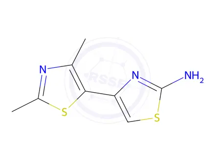 Chemical structure of 2,4-Dimethyl[4,5]bithiazolyl-2-ylaminehydrobromide