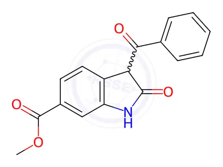Chemical structure of Methyl 3-benzoyl-2-oxoindoline-6-carboxylate