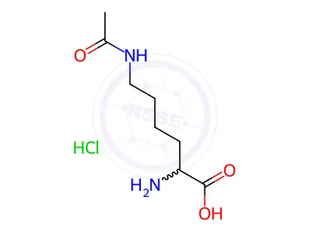 Chemical structure of N-epsilon-Acetyl-L-lysine hydrochloride