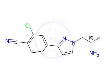 Chemical structure of Darolutamide Impurity 75