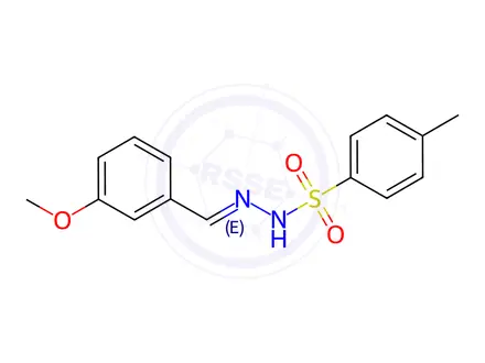 Chemical structure of N'-(2-methoxybenzylidene)-4-methylbenzenesulfonohydrazide