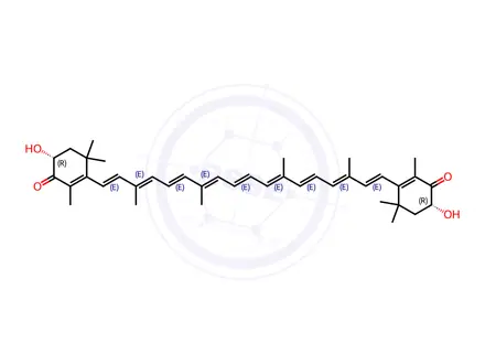 Chemical structure of Astaxanthin Impurity 1
