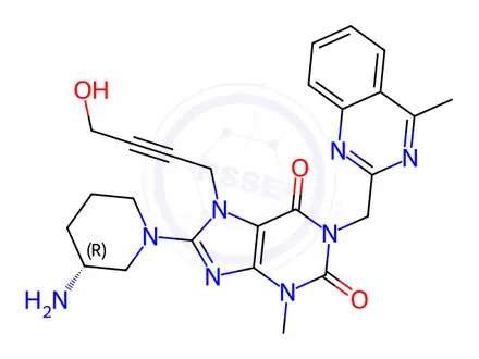 Chemical structure of Linagliptin Impurity 315